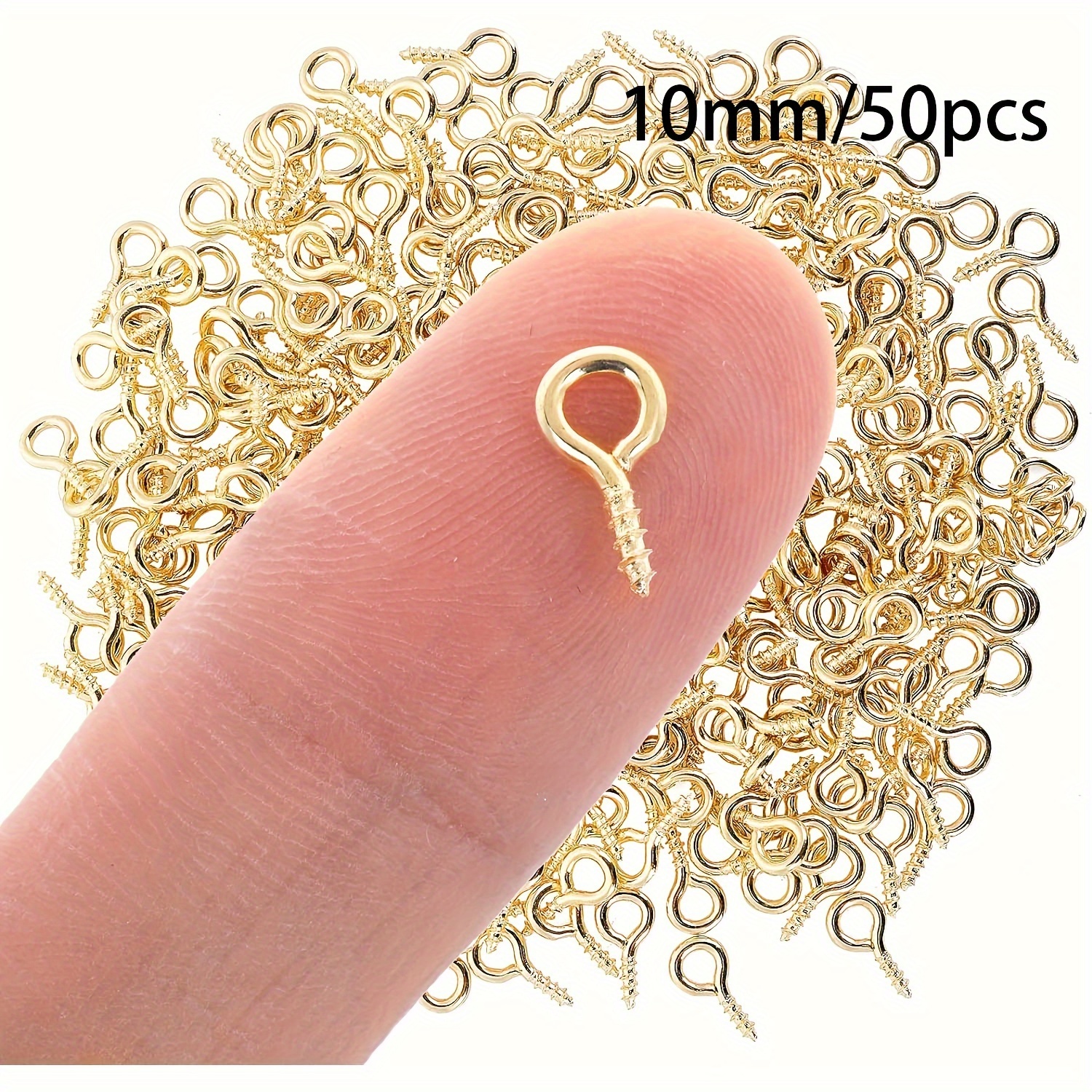 50pcs Golden Pins - Mini Alloy Eyelets For Jewelry Making, Crafts & Diy Projects,diy Crafts,jewelry Patterns