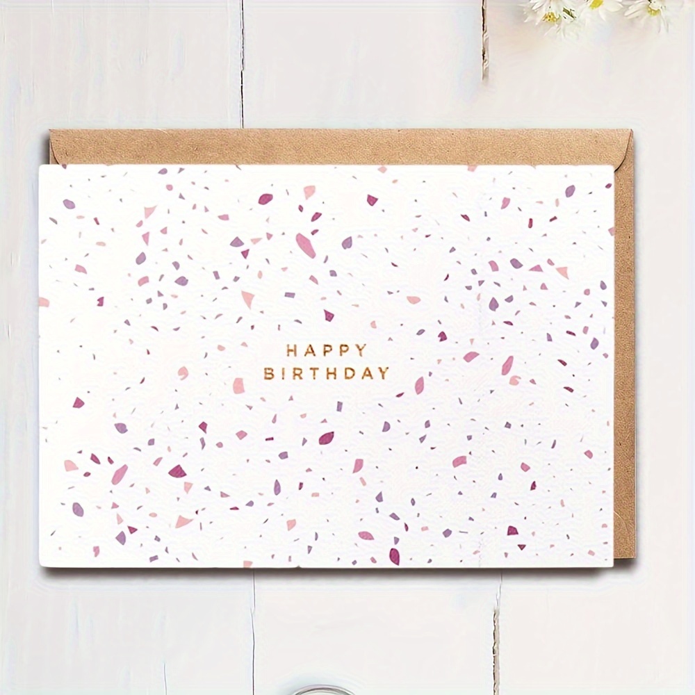 1pc, Happy Birthday Card, , For Birthday , Lover, Family