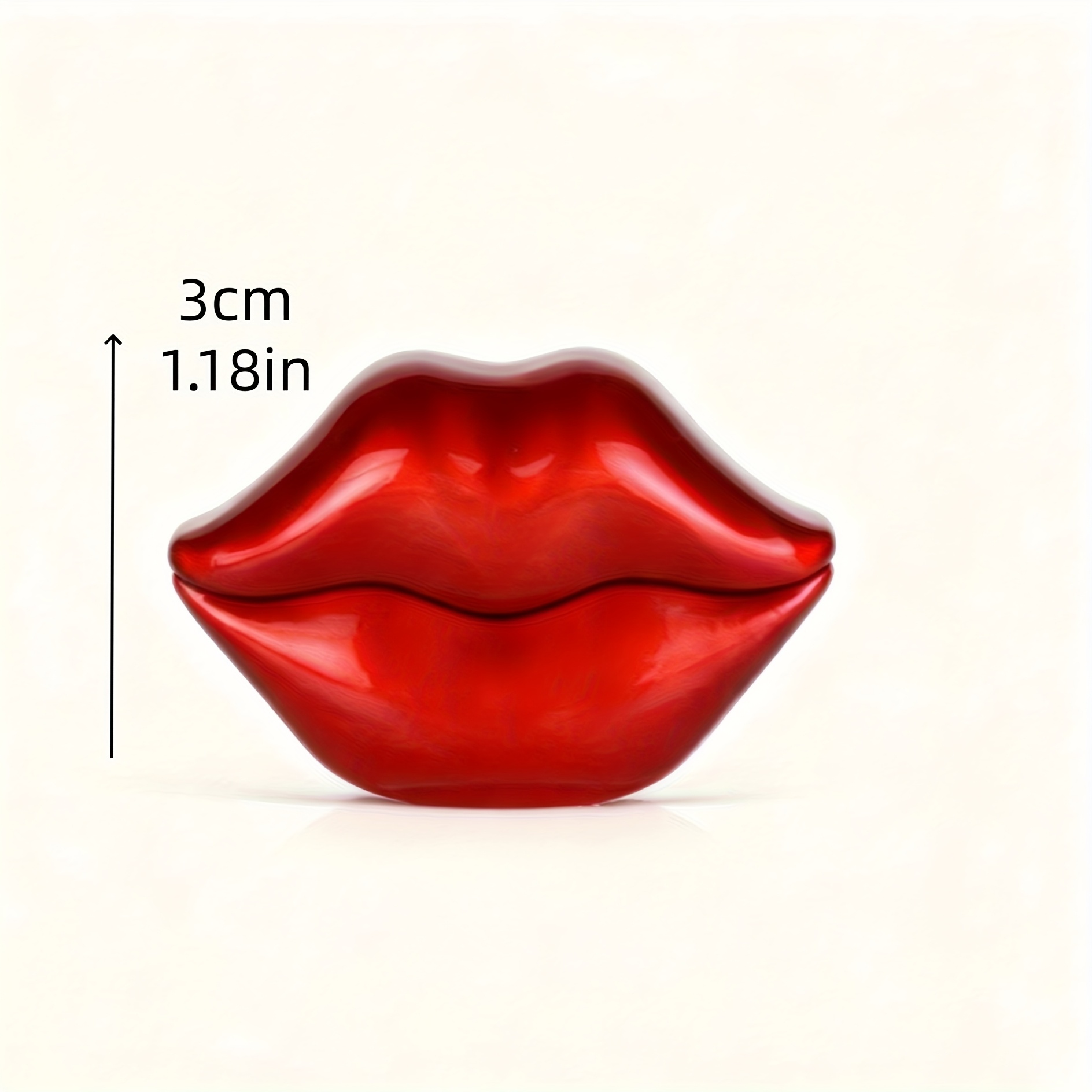 Image of (1.01 Oz) Red Lip Shaped Perfume, Rich And Vibrant Floral Fragrance, Long-lasting Scent, Elegant Red Lip Shaped Bottle, Suitable For Home Use And Gifts