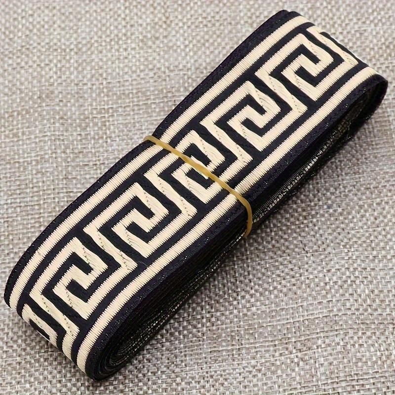 1pc 2yards 3.3cm Vintage Ethnic Embroidery Lace Trim Ribbon Boho Lace Trim For Clothes Accessories