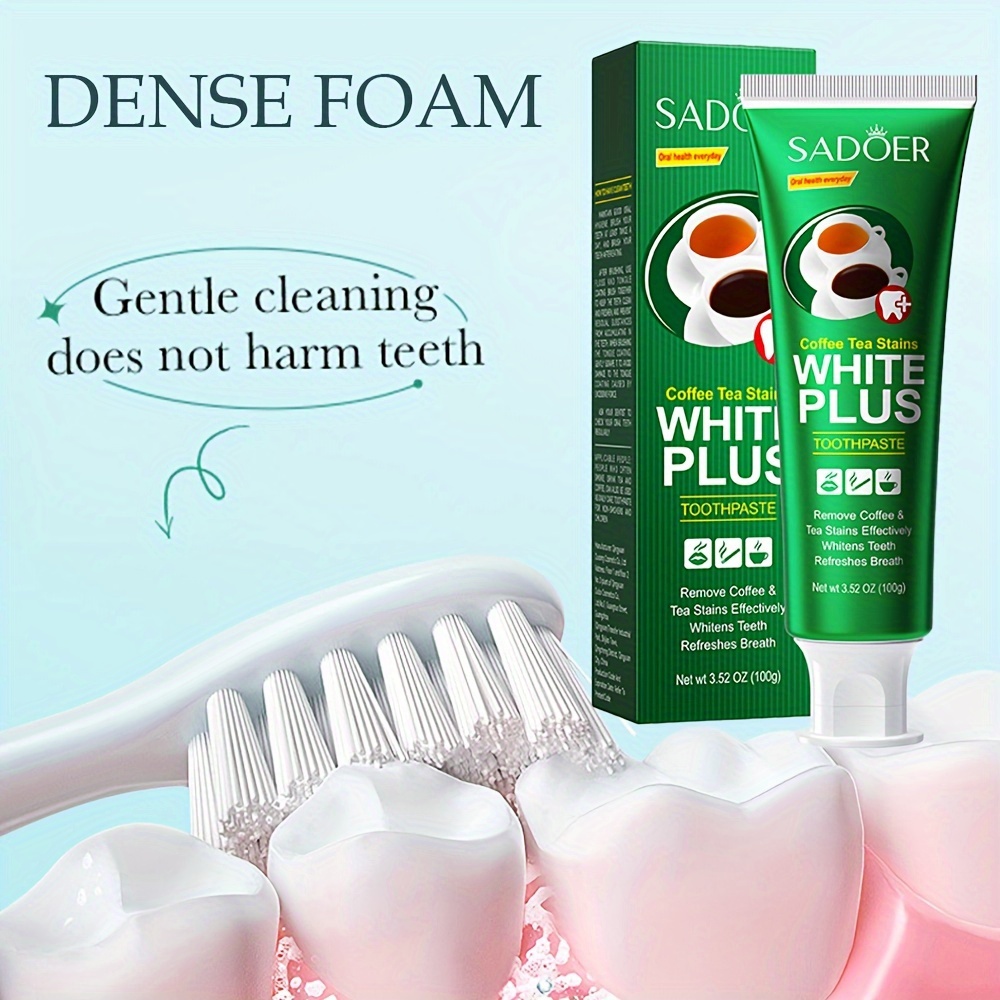 Tooth Paste Clean White Sneakers With Toothpaste Sadoer Coffee Tea Stain  Remover Toothpaste Deep Clean Temu South