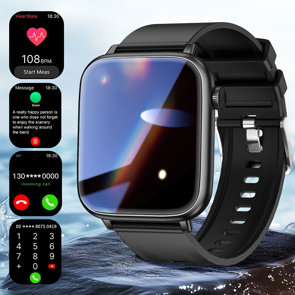 Gwenland 2025 Smart Watch-1.81" Display, Answer/dial/, Wireless Call, Monitor, Multi-sport , Message Push, Remote Photo, Music Control, Ideal Gift For Boyfriend Or Girlfriend.