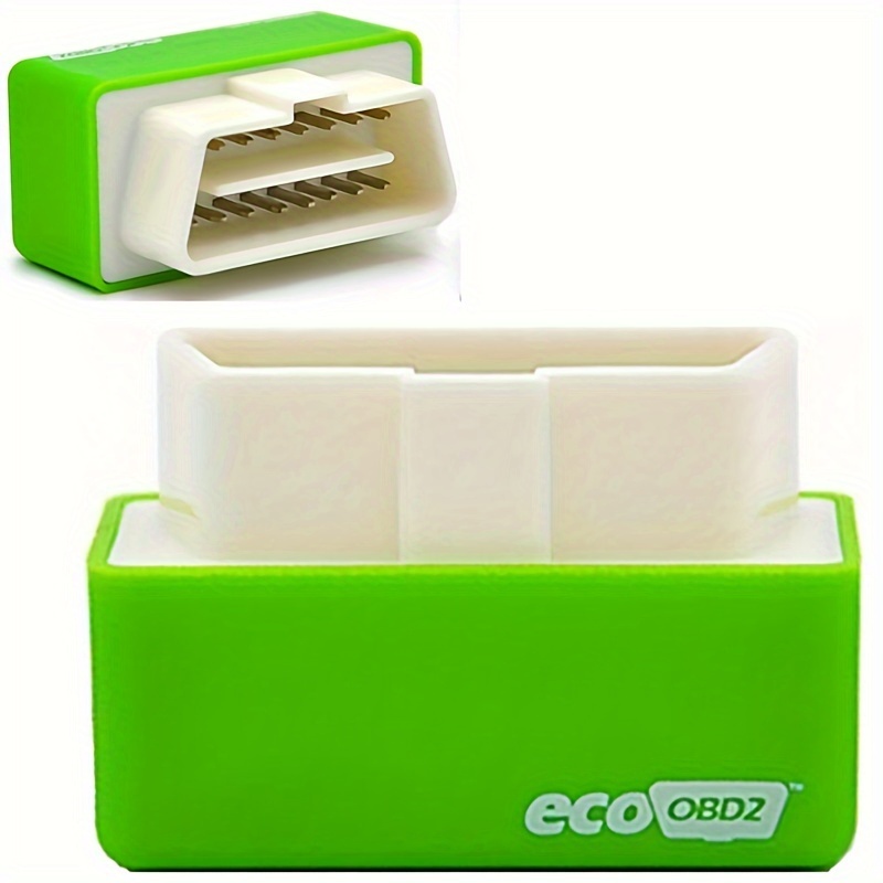 

Ecoobd2 For Cars - Connector, 15% Efficiency, , Safe Engine Adjustment, Green & , Compatible With Most Vehicles