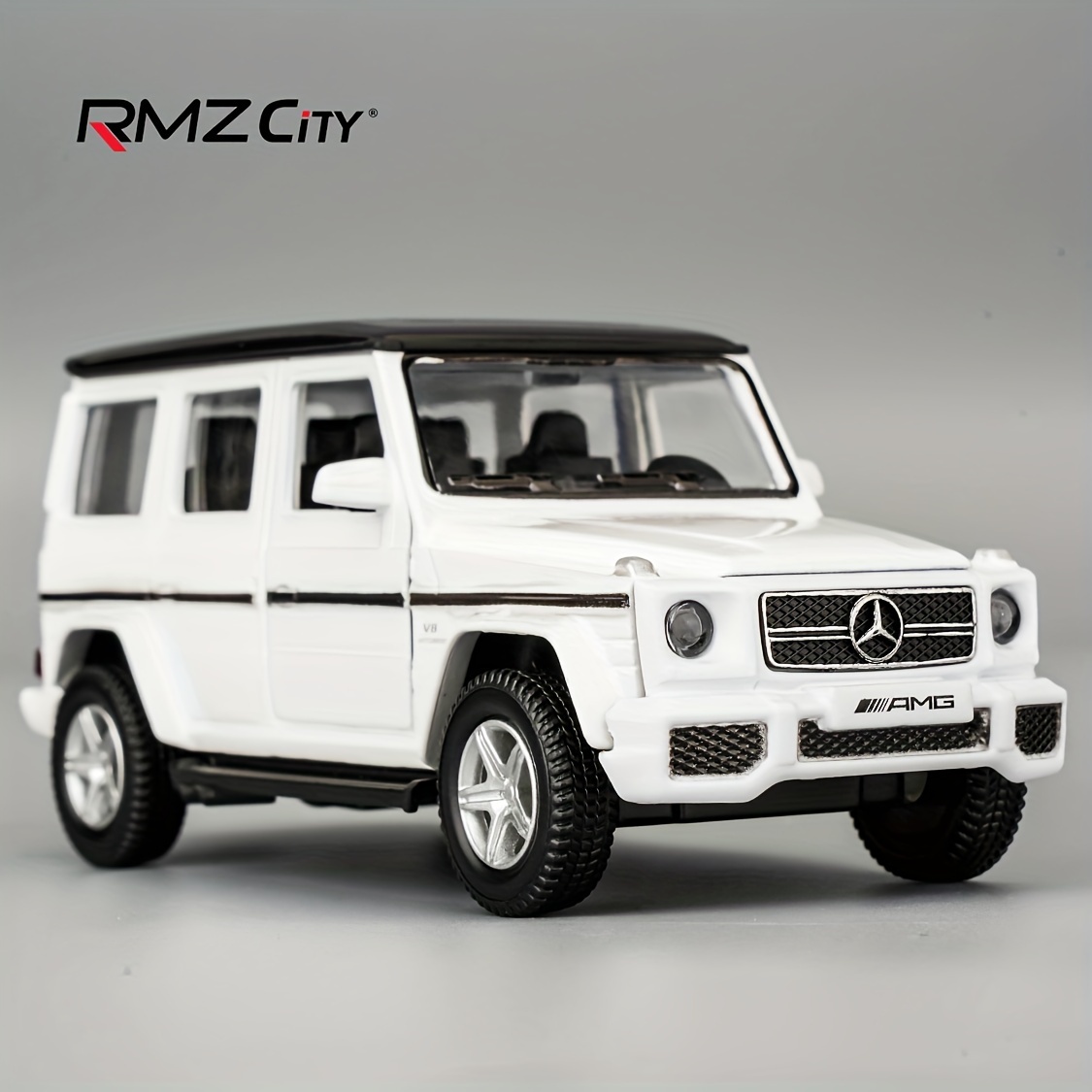 1:36 Mercedes Benz G63 Toy Car, Diecast Alloy Pull Back Model Car, , Collection Kids Toy For Aged 3 And Up, Gift White