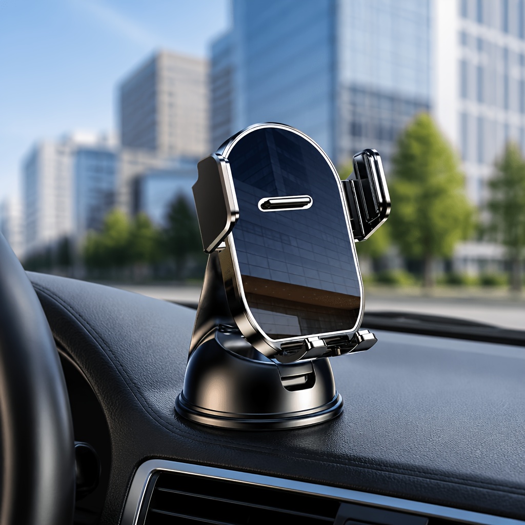 Image of 2026 Upgraded Car Phone Mount, Universal Stable Dashboard Holder For Car Center Console, Handsfree Gps Navigation Accessory For Driving