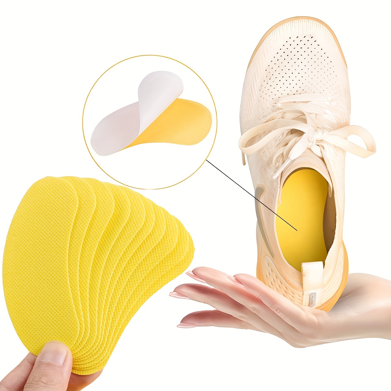 

30/60pcs Disposable Portable Odor-proof Shoe Sticker, Refreshing Of Sports Shoes, Fragrance Insole , , Fragrance Shoe Sticker