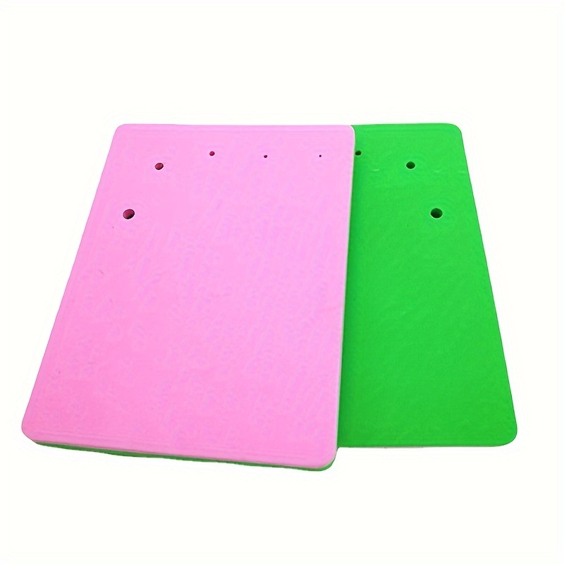 Image of Colorful 5-hole Square Fondant Flower Shaping Mat - Durable Foam Cake Decorating Pad, Food-safe Kitchen & Dining Accessory, Cake Decorating Supplies