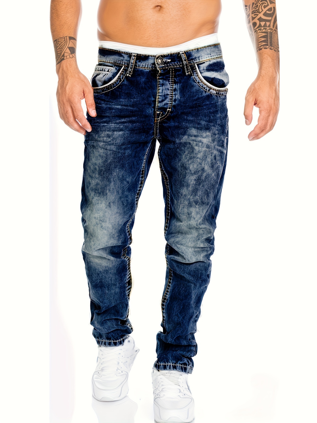 Jeans Ajustados Para Hombres