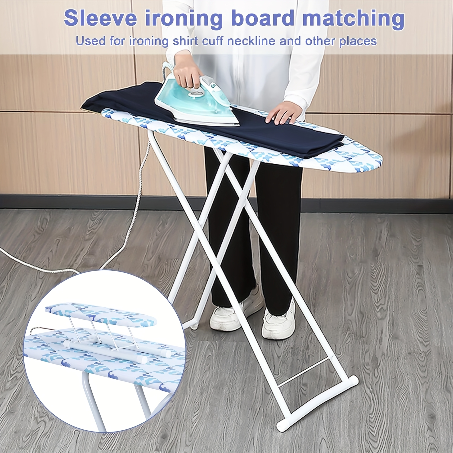 1set ironing board freestanding full size iron table iron - Temu