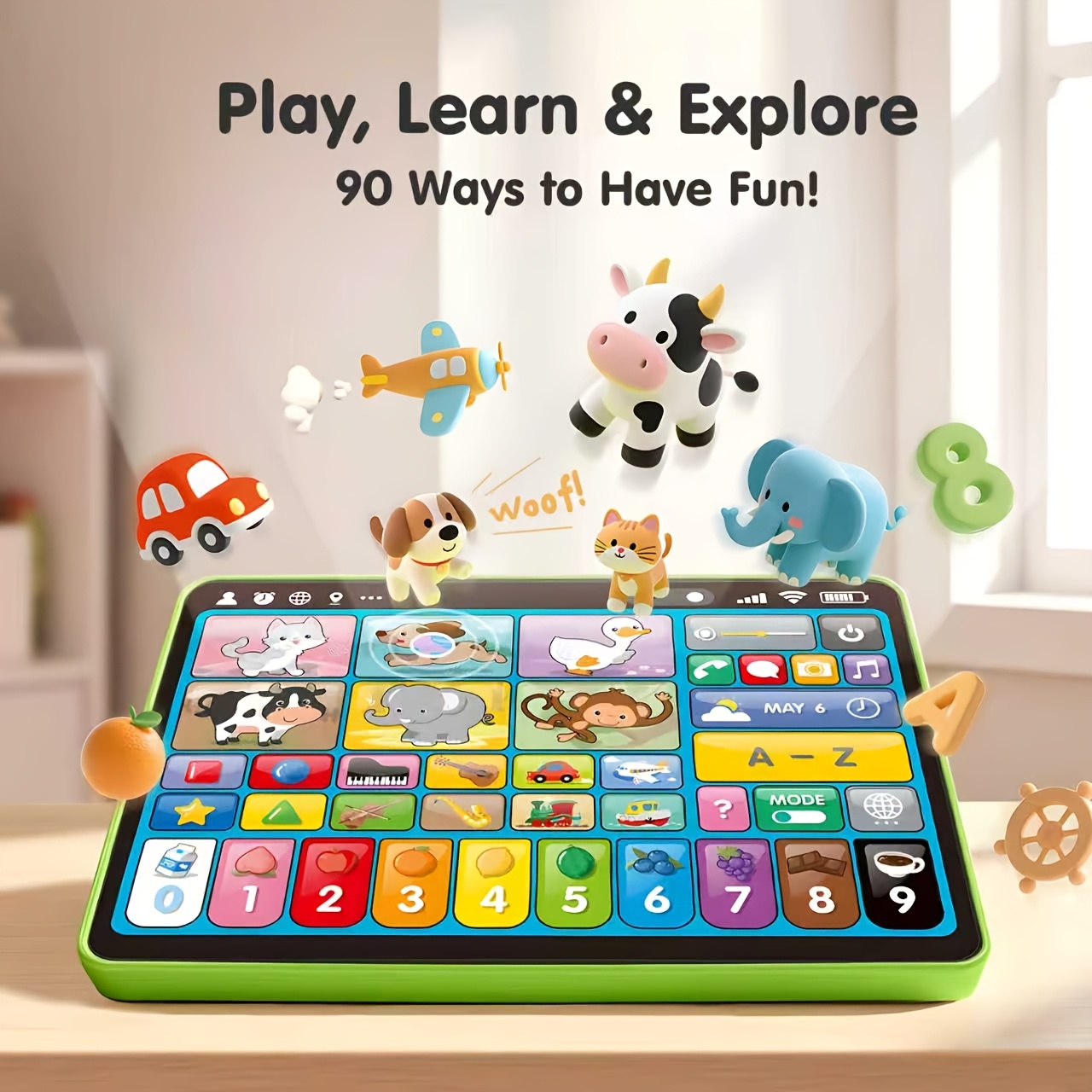 Children's Learning Machine, Learning Machine, Language Switchable - English, French, Spanish, Reading Pen, Kids Tablet, Toys, Gifts, Children's Gifts