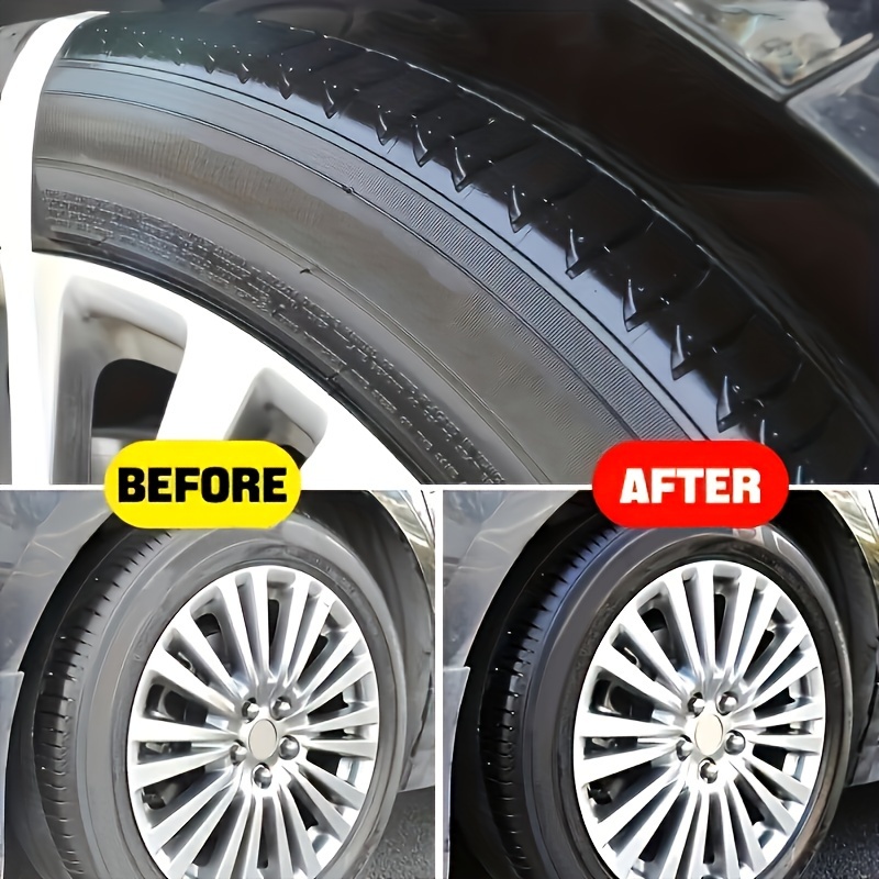Car Tire Shine Coating Plastic Rubber Wheel Restorer Agent Tyre Polishing  Brightener AIVC 300ml Auto Gloss Spray Car Detailing - AliExpress
