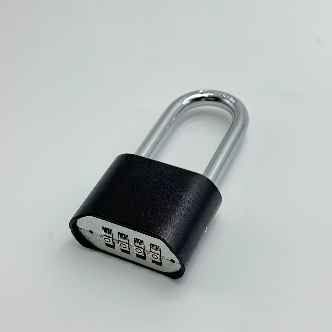 E-shop Schwerlast-Schloss mit 2,5" Schäkel - Rückstellbares Zahlenschloss mit verstecktem Passwortdesign für Sicherheit – Ideal für Zuhause, Schulen,