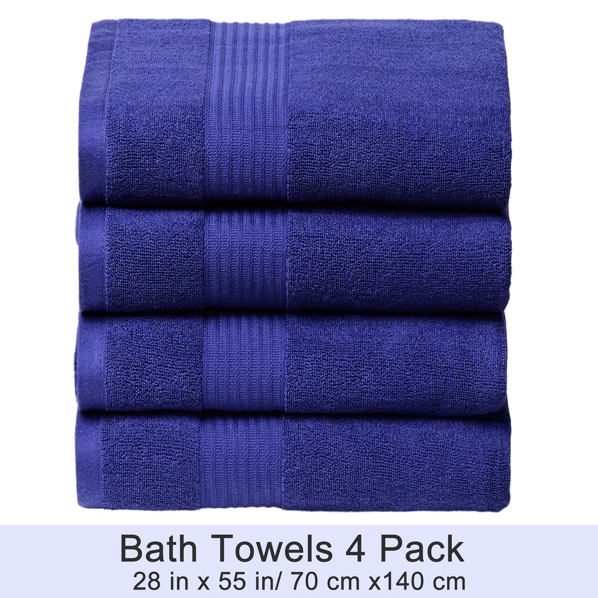 TEMU 4pcs Bath Towel Set / 8pcs Square Bath Towel Set