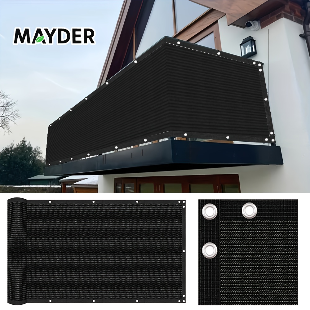 E-shop Mayder 3 Ft Schwerlast-Sichtschutzzaun, hochdichtes Polyethylen-Stricknetz, 70%-80% Schattierungsgrad + UV-beständig, für Garten, ,