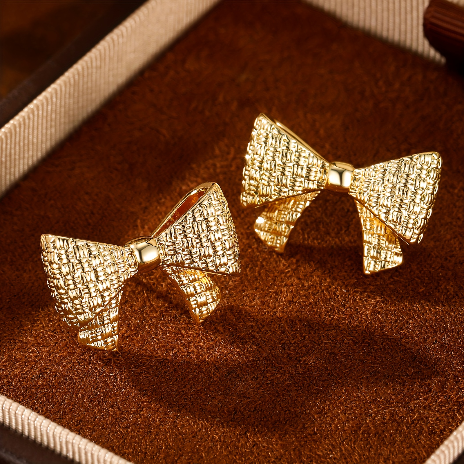 Vintage Bow Stud Earrings for Daily Wear and Special Occasions
