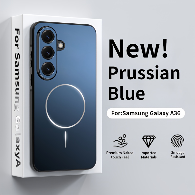 TEMU Phone Case: New Frosted Phone Case Suitable For Galaxy A26/5g/a36/a56, Drop-resistant, Simple, Lightweight, Magnetic, Portable, Comfortable, And