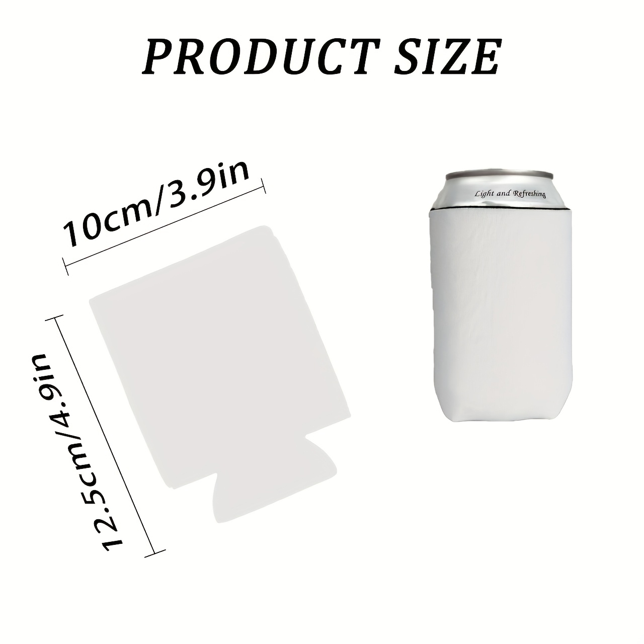 TEMU 10/20 Custom Insulated Can Coolers, Foldable Neoprene Can Sleeves With Insulation And Drink Holder, Suitable For Canned And Bottled Beverages,