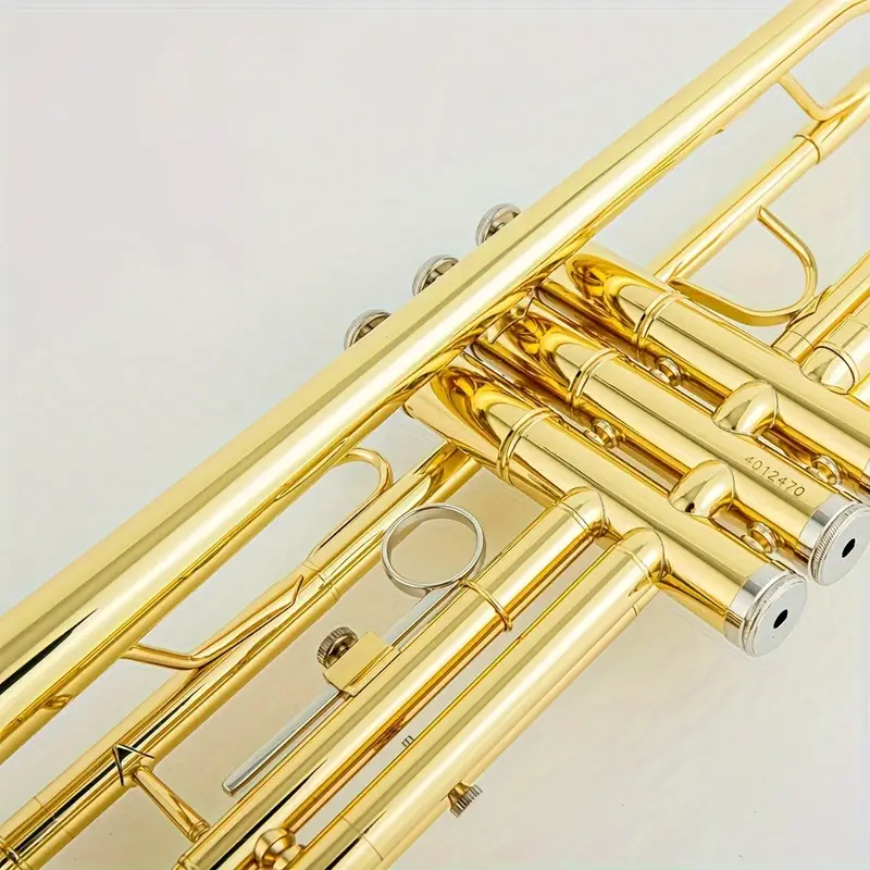 KALUOLIN TR8335 Professional trumpet B-flat brass lacquered gold playing  grade trumpet instrument high quality shell keys trumpet instrument