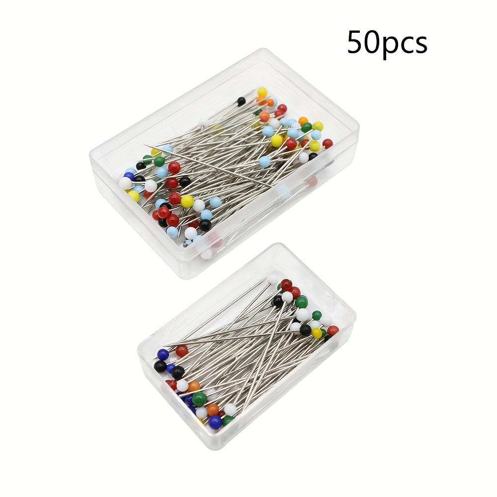 Set Of 50 Glass Bead Needles For Hand Sewing, Designed For In , In A