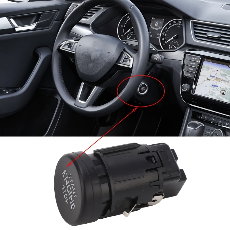 TEMU 3v0905217 Engine Switch Push Button Start Stop Power Button For Superb Octavia 3v0905217a 3v0 905 217
