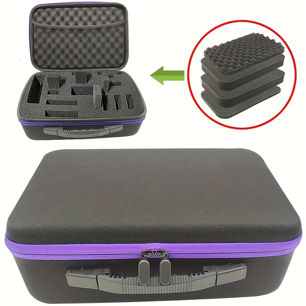TEMU Hard Shell Storage Case With Zipper For Outdoor Tools And Additions, Your Camera
