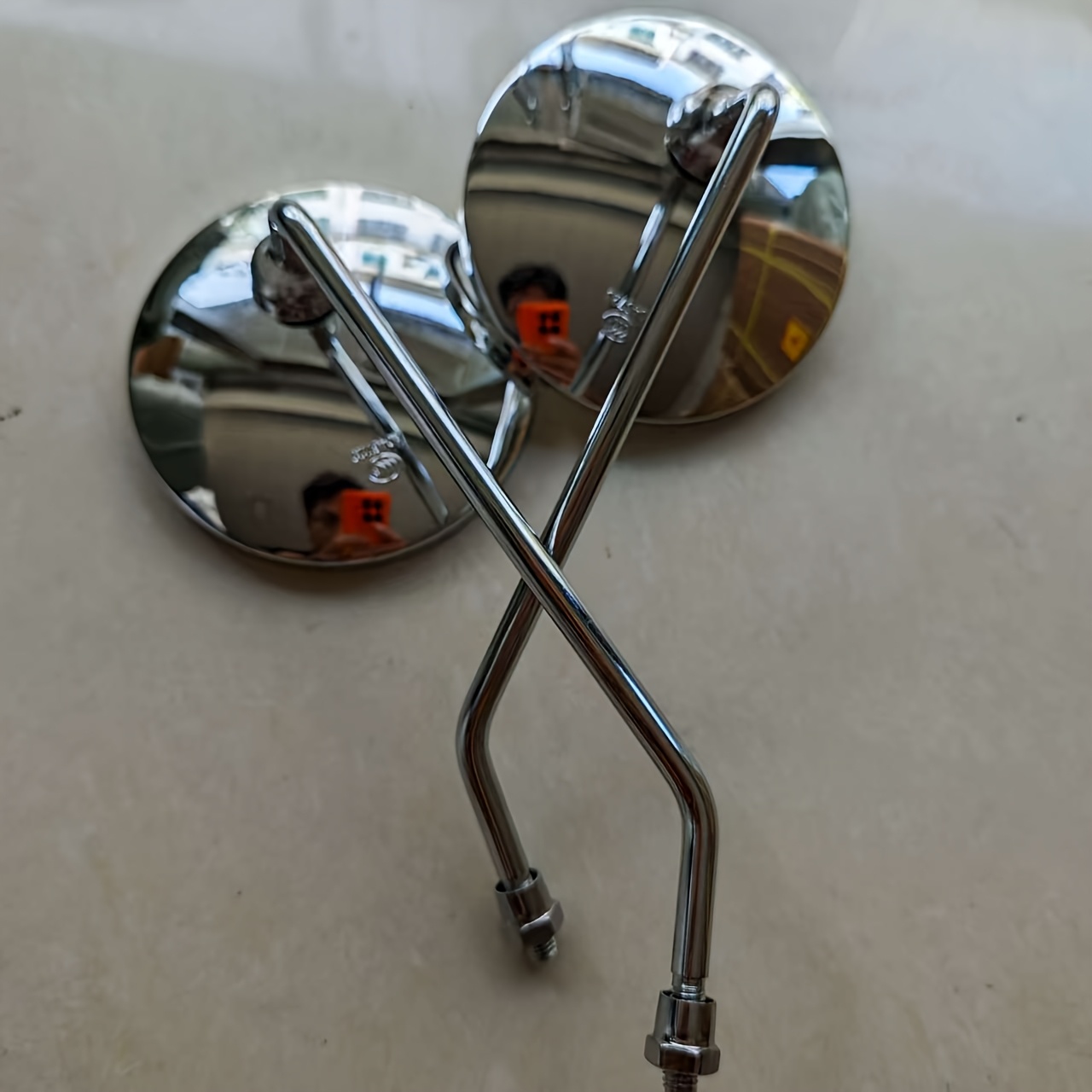 TEMU Pair Of Cycling Rearview Mirrors, Universal Handlebar Mirrors, Upgradeable Mirrors, Reflective Mirrors, Very Practical Rearview Mirrors