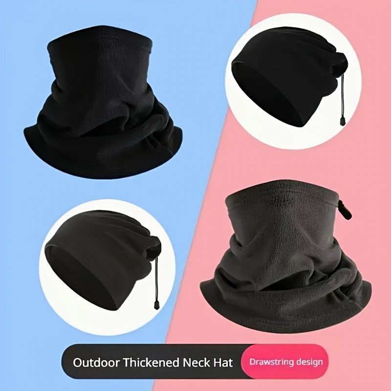 Winter Neck Gaiter – 2 Pack Fleece Face Mask, Windproof & Breathable For Cold Weather