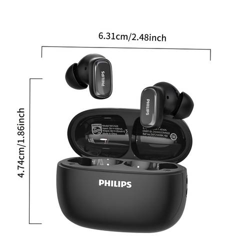 item picture new bt5 3 earphone wireless headphone with dual hd microphone call earbuds sports running in ear headset tat2569