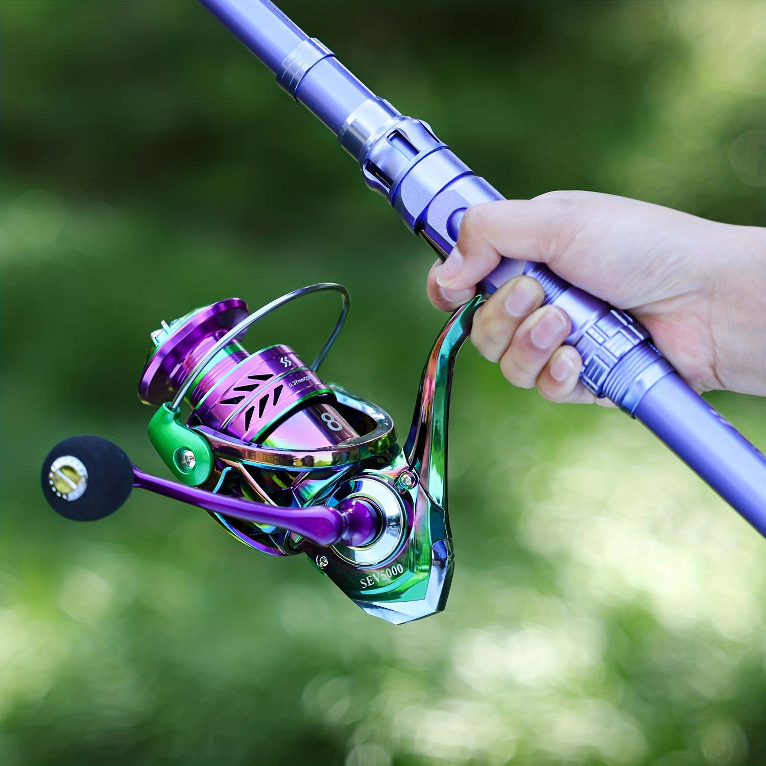 ugly stik bigwater 6 6 medium rod BW1530C701 Conventional piece stainless steel guides Spinning Rod And Reel Durable catnip toy Style:Large