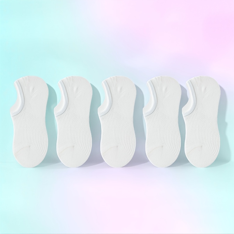 Image of 5 Pairs Of Sports Socks, Mesh Breathable And Thin, Suitable For Outdoor Sports, Non-fall Sports Socks