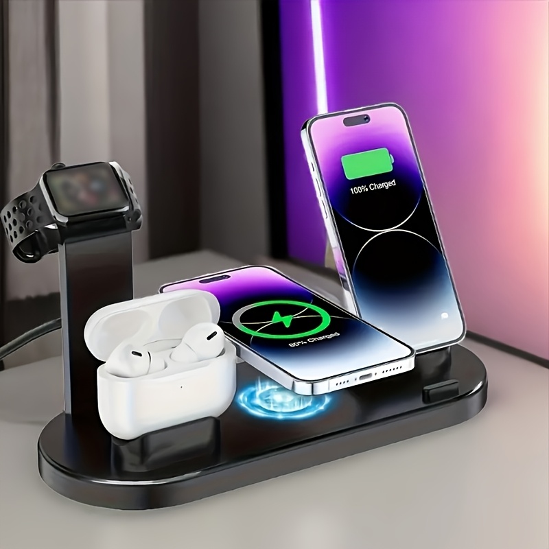 

Wireless Charging Station Effortlessly Power Your For Iphone, For Airpods With This Sleek, Solution For Convenience Universal Compatibility , For -8, For Airpods - Usb-c, ≤36v, Portable Design