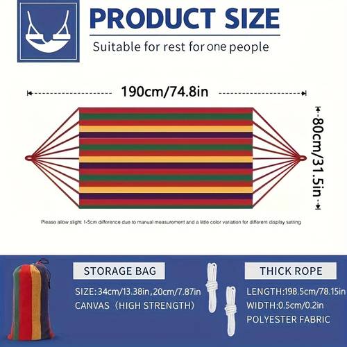 hamaca de ocio para exteriores, cama colgante con bolsa portátil ideal para jardín camping patio viajes muebles de en el hogar diseño plegable a ¡construcción asiento suspendida! y amantes del