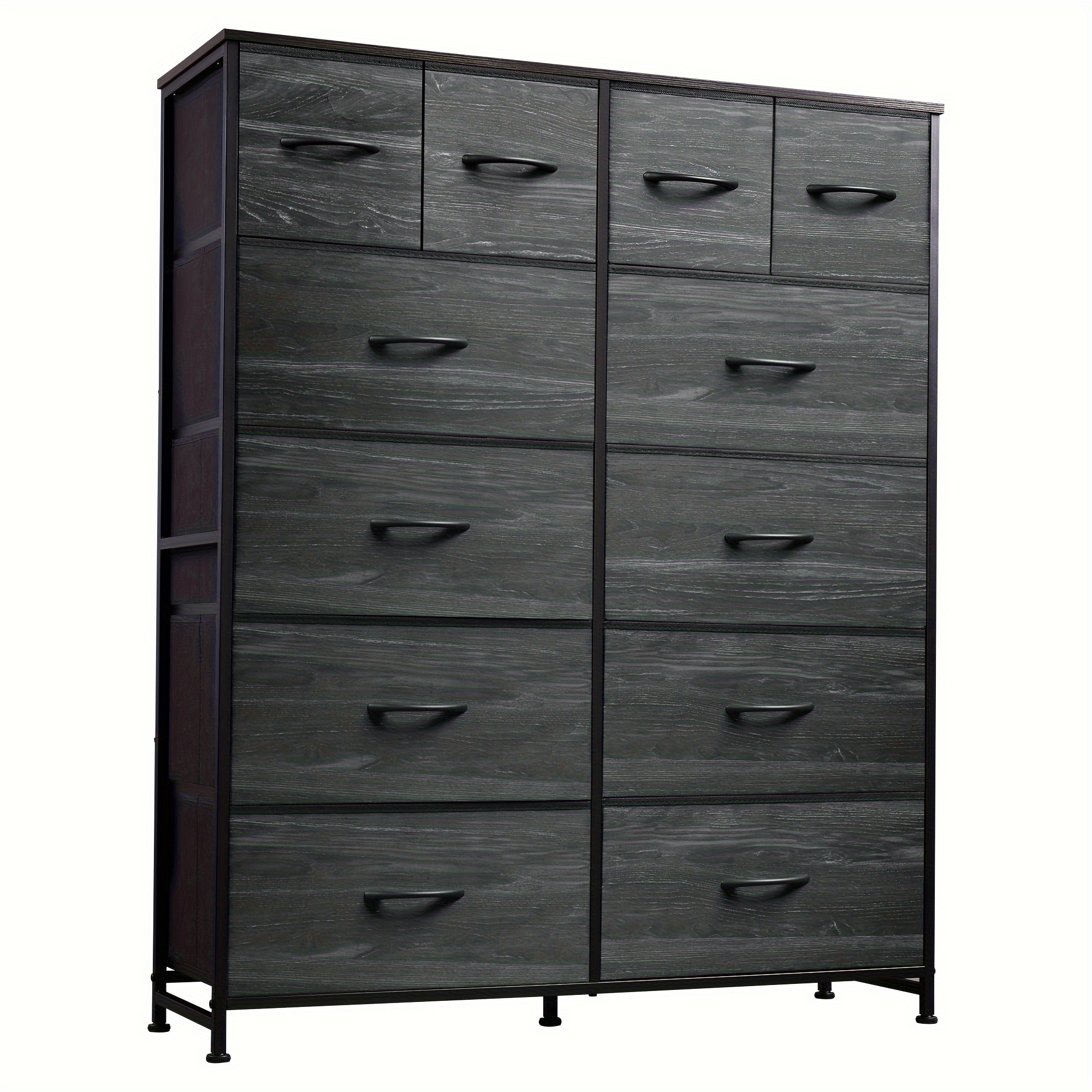 

Wlive Tall Dresser For Bedroom With 12 Drawers, Dressers & Chests Of Drawers, Fabric Dresser For Bedroom, Closet, Fabric Storage Dresser With Drawers, Steel Frame