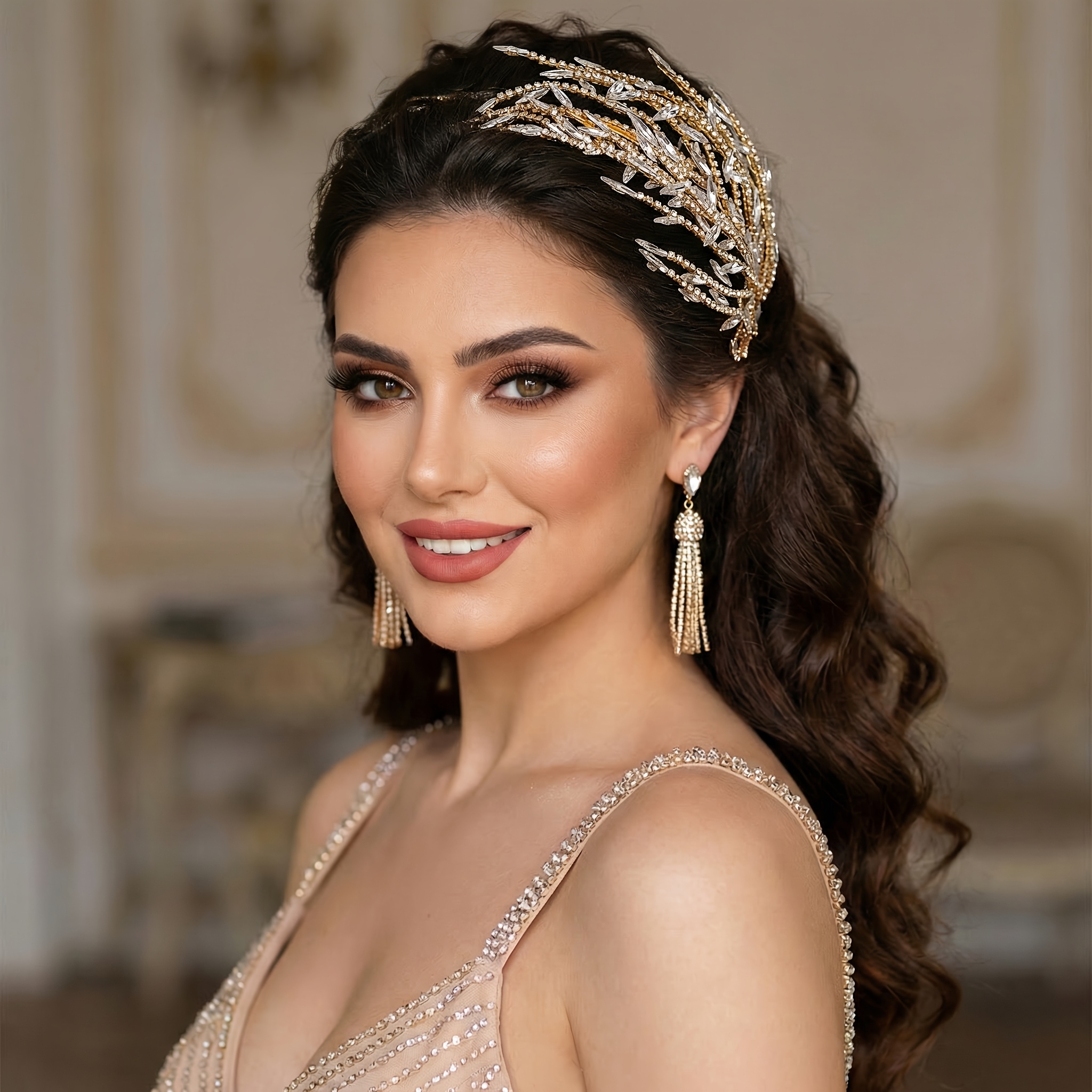 Fashion Baroque Women's Shiny Decorative Headband