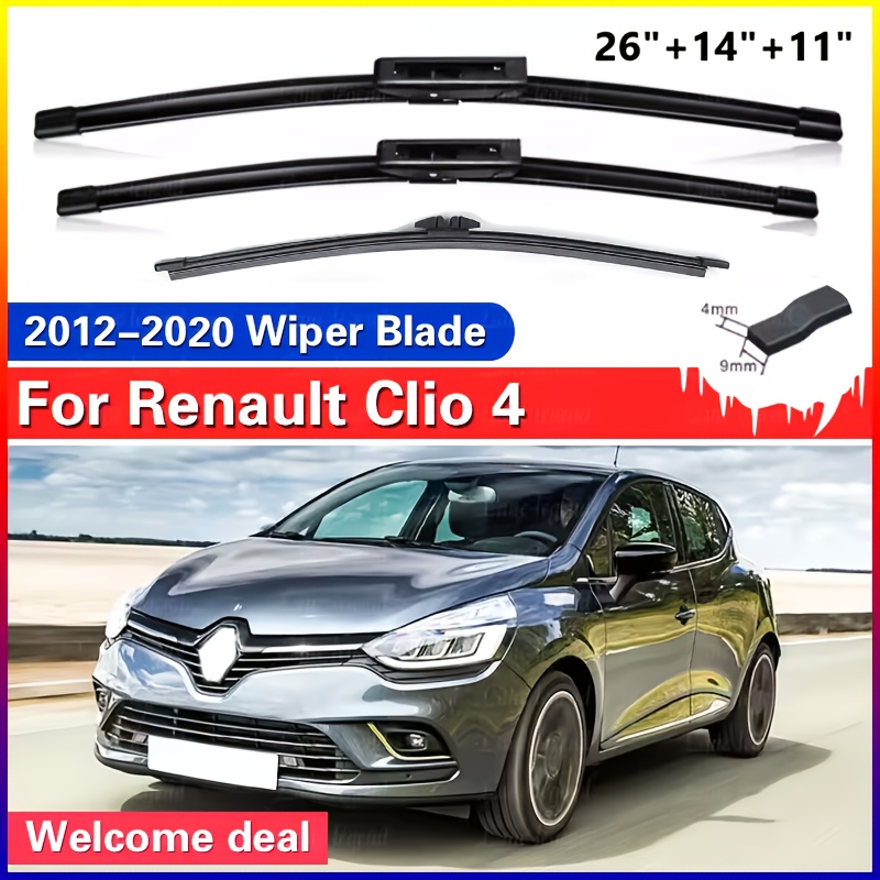 Brisalce spredaj in zadaj za for Renault Clio 4 IV 2012 - 2020 RS Hatchback Estate, ščetke za vetrobransko steklo