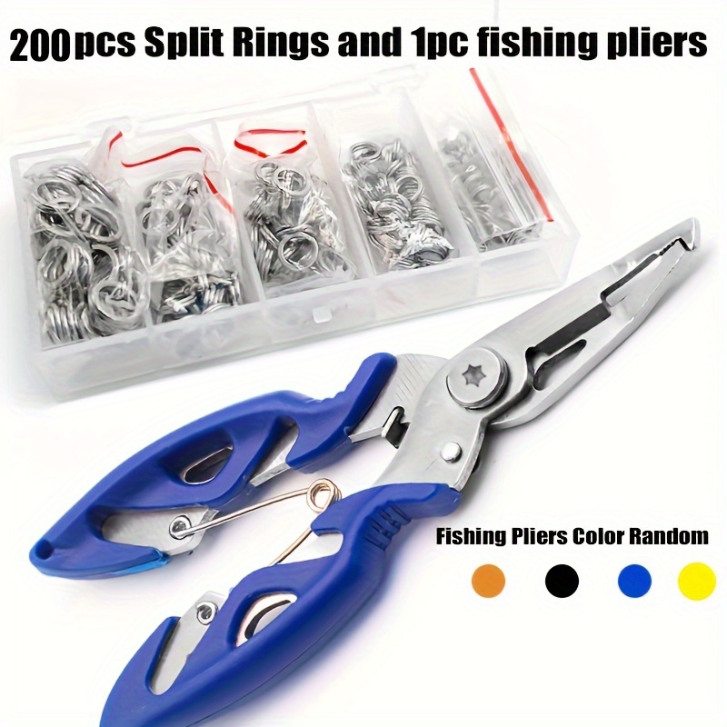 High Strength Stainless Steel Split Ring Lure Connector - Temu