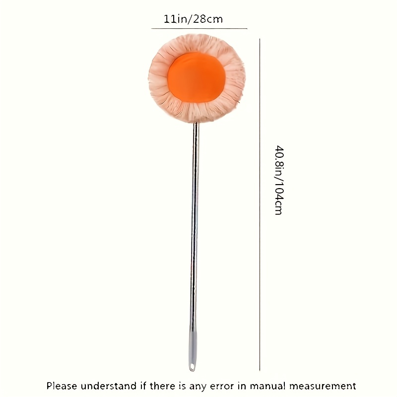 TEMU 1pc, Ceiling Cleaning Mop, Dusting Mop, Versatile Rotating Floor Mop, Wall Cleaning Mop, Wet And Dry Mop, Mop For Cleaning Floors, Walls, Tiles,