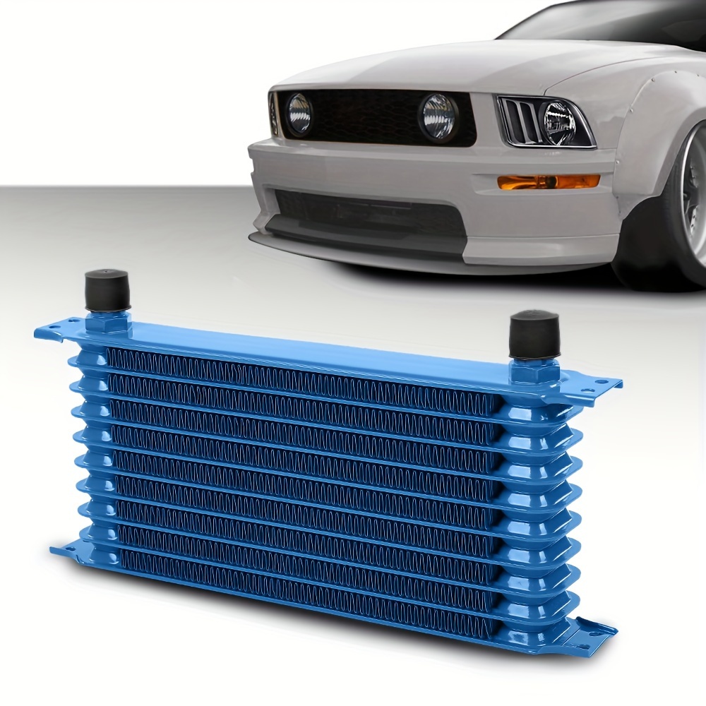 TEMU An10- Engine Aluminum Transmission Cooler (, 10 Row Japanese-style)