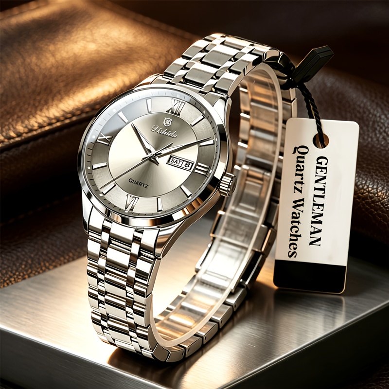Luxury Quartz Watch for Casual Business & Travel