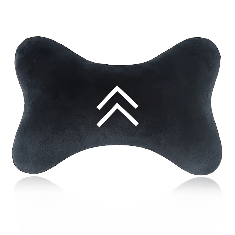 TEMU Car Headrest Pillow Suitable For C1, C2, C3, C4, C4l, C5, C6, C8, C-, Vts, , Berlingo, , And Picasso Models - Plush Material, Ergonomic Neck
