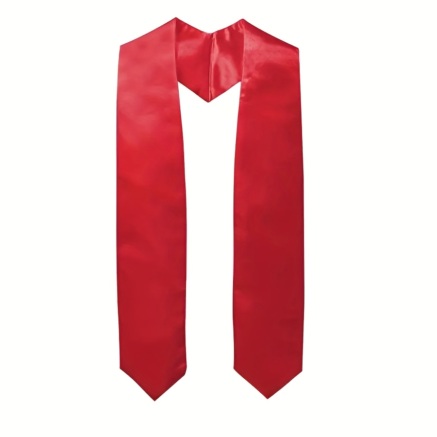 Image of Essential For Graduation Ceremonies Elegant Black Color Graduation Shawl With White Tassels - Lightweight 100% Polyester, Perfect For Graduations, Hand Wash Or Only