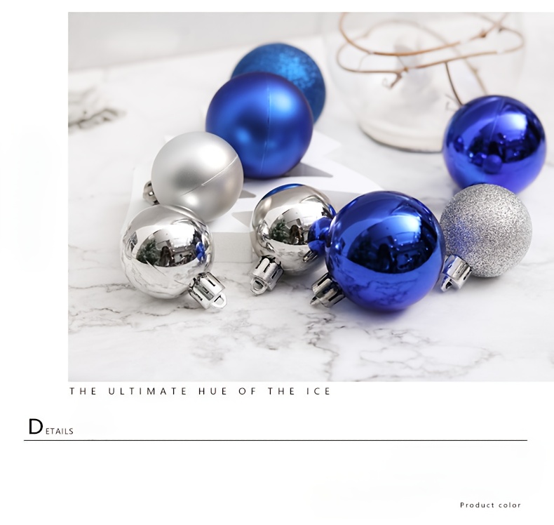 Lot De 50 Boules De Noël En Plastique Vert Clair - Grandes Et Petites, Avec Crochets, Décoration Sapin Intérieur/extérieur