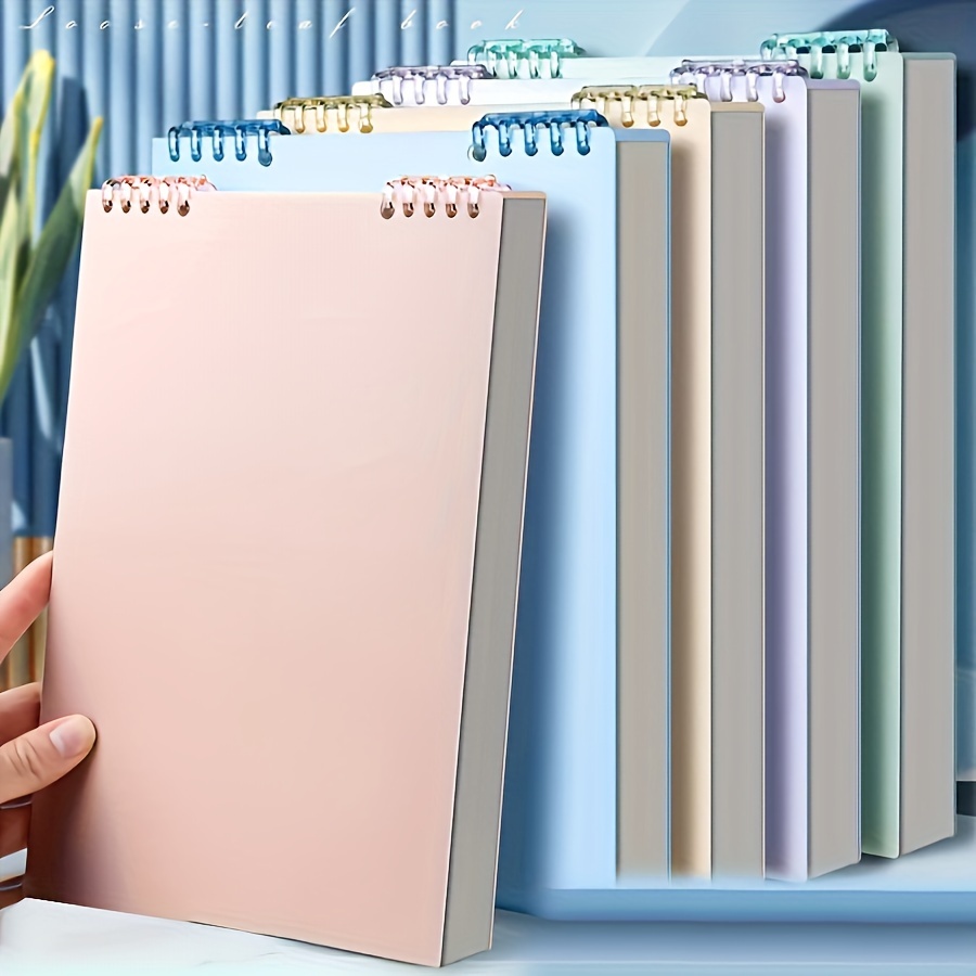 

A5 Minimalist Soft Cover Notepad Set - Mixed Color Plastic Notebooks With Lined Pages, Perforated Sheets For -out, Ideal For Study & Note-, Suitable For 14+ - No Feathers, Themed For Subjects