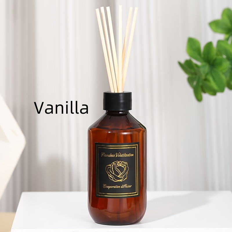 TEMU 1pc 200ml Air Freshener, 6 Reed Sticks Volatile Fragrance Diffuser, Suitable For Air Freshener