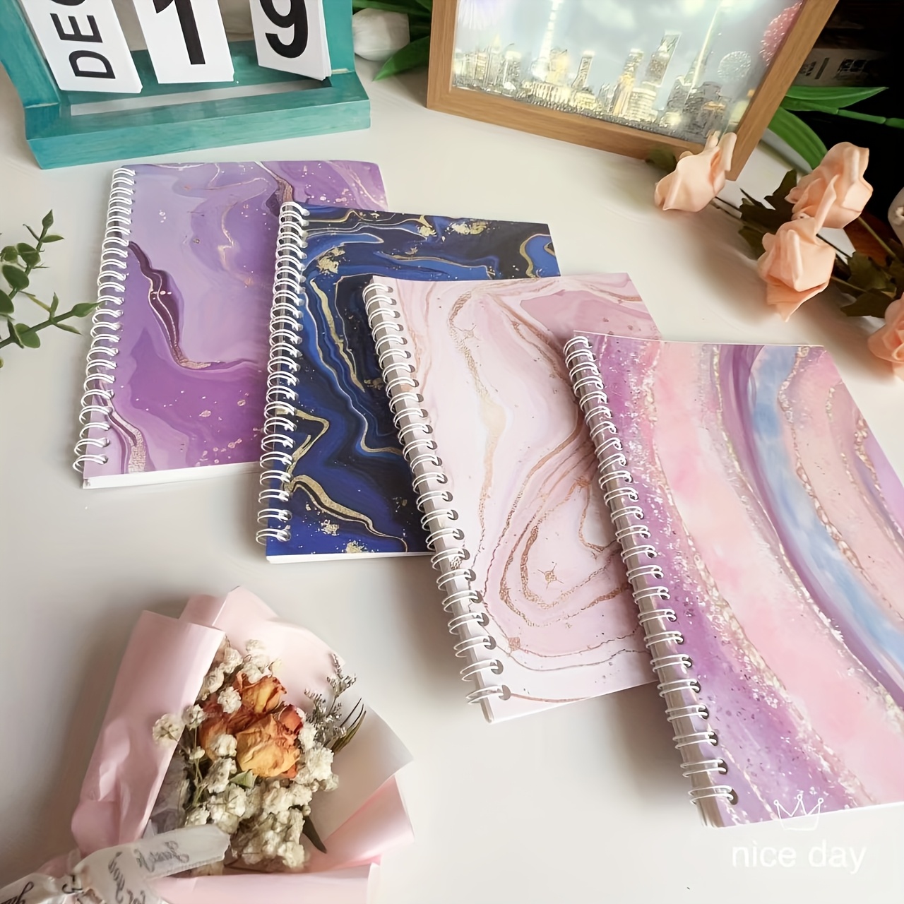 Image of 4pcs Set Of 32 Pages, A Sticker Collection Book With Release Paper, Reusable Sticker Collection Book, Blank Sticker Storage Book, A5 Size