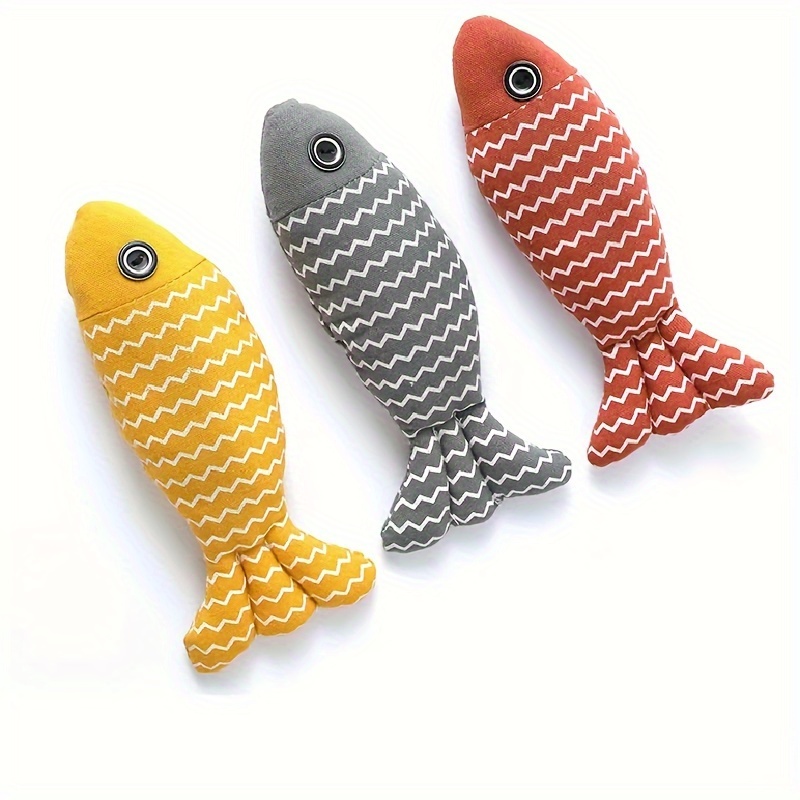 Fish shaped 2025 cat toys