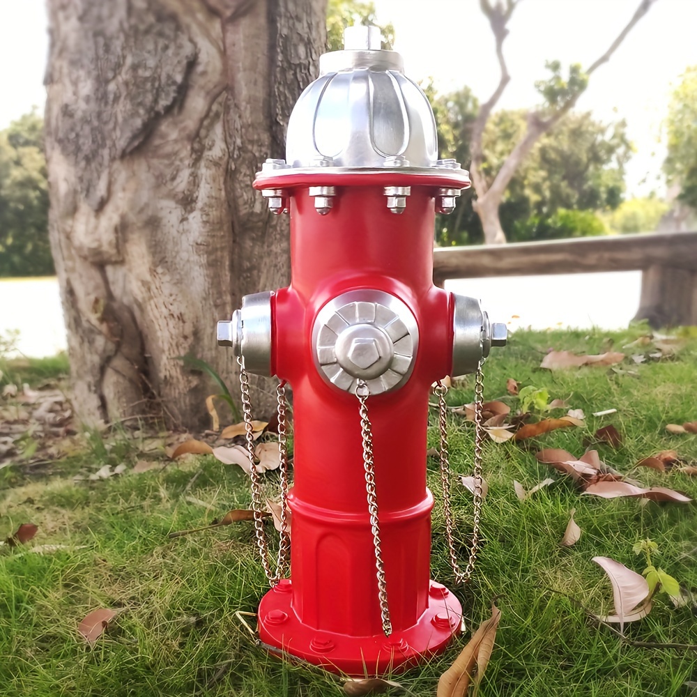 

Resin Puppy Fire Hydrant (for Puppy Only) Urinal Training Who Statue, Outdoor Garden Patio Lawn Decoration