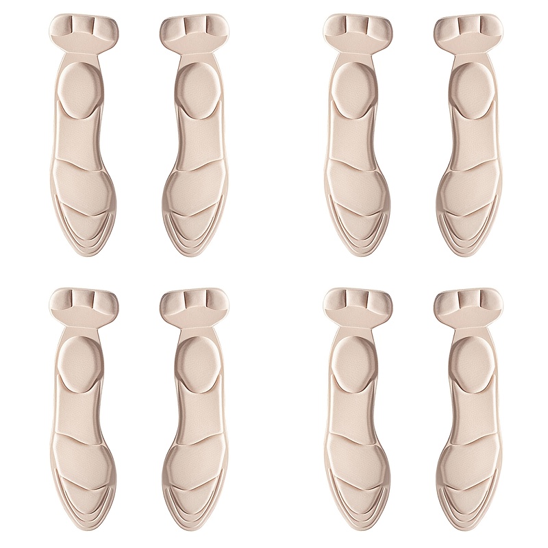 TEMU 4 Paires/8 Paires Semelles en Mousse à de pour Femmes, Semelles Antidérapantes Confortables et Respirantes pour Chaussures à Talons Hauts