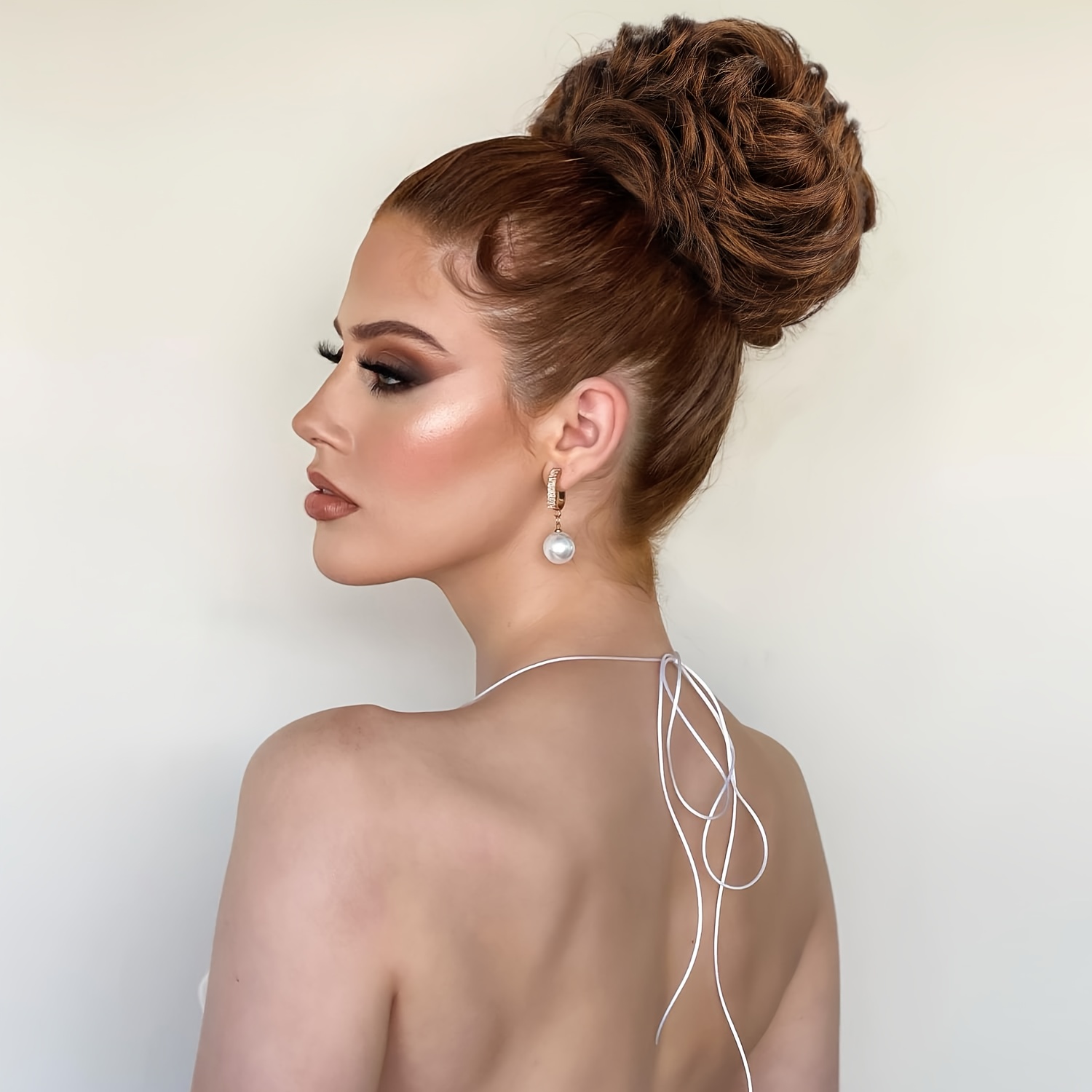 Claw Clip Messy Bun Hair Piece Real Human Hair Wavy Chignon Updo Extensions Amazon.com : RUWISS Claw Clip Messy Bun Hair Piece Real  main image 4