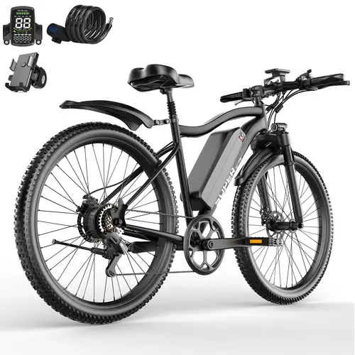 * Adult Electric Bicycle - 740W Motor, 48V13AH Battery 20MPH, Front Hydraulic Shock Absorption, 7-* Shift, LCD Display - Suitable for * Men And Women * Sturdy Frame, Powerful Performance * Adult Electric Bicycle - 740W Motor, 48V13AH Battery 20MPH, Front Hydraulic Shock Absorption, 7-* Shift, LCD Display - Suitable for * Men And Women * Sturdy Frame, Powerful Performance
